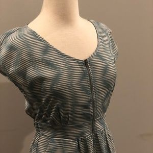 Patterned Zipper Dress